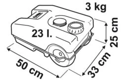 Fiamma 23W Roll-Tank Afvalwatertank -Fiamma 1458 1458 images other pop fiamma rolltank 23w1 1 ecommerce