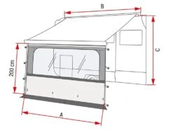Fiamma Blocker Pro Voorwand 440 -Fiamma fiamma blocker pro 4 ecommerce 182a 25 7