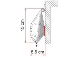 Fiamma Caravanstore XL 410 Royal Grey Zakluifel -Fiamma fiamma caravanstore tekening etui ecommerce 24 9