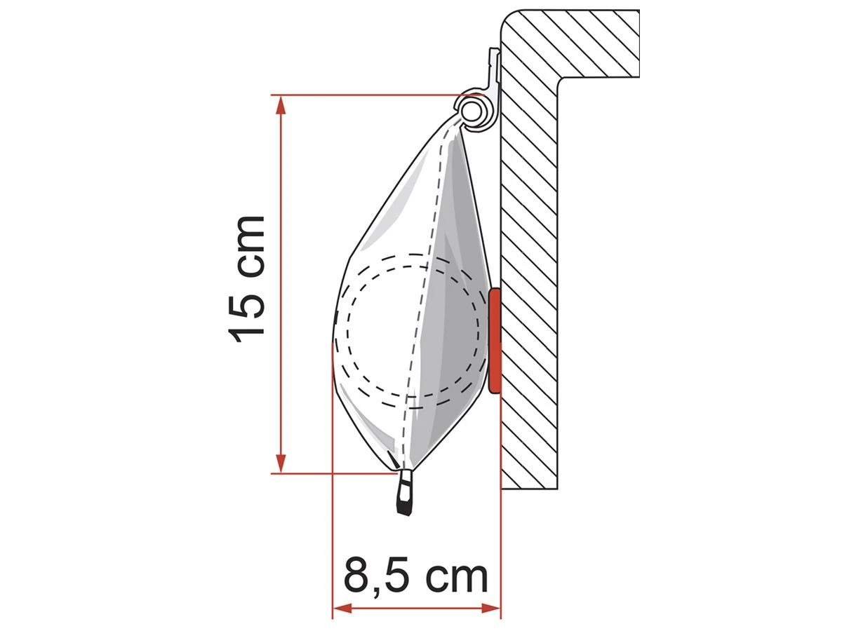 Fiamma Caravanstore XL 360 Royal Grey Zakluifel 7 Fiamma Caravanstore XL 360 Royal Grey Zakluifel - Afbeelding 5