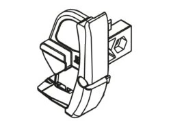 Fiamma Eindkap Voorlijst Links F45S Titanium