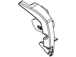 Fiamma Eindkap Voorlijst Links F80S Deep Black