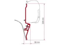 Fiamma F45 Adapter VW T3