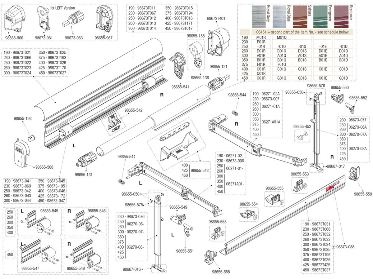 Fiamma Eindkap Cassette Rechts F45S 2020 Titanium 4 Fiamma Eindkap Cassette Rechts F45S 2020 Titanium - Afbeelding 2