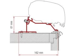 Fiamma F80/F65 Adapter Caravan Roof 320 Cm