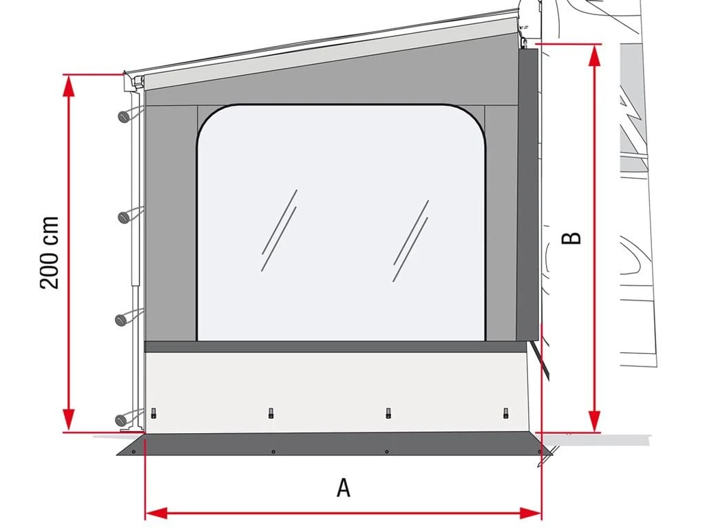 Tweedekans Fiamma Side W Pro F45 XXL 4 Tweedekans Fiamma Side W Pro F45 XXL - Afbeelding 2