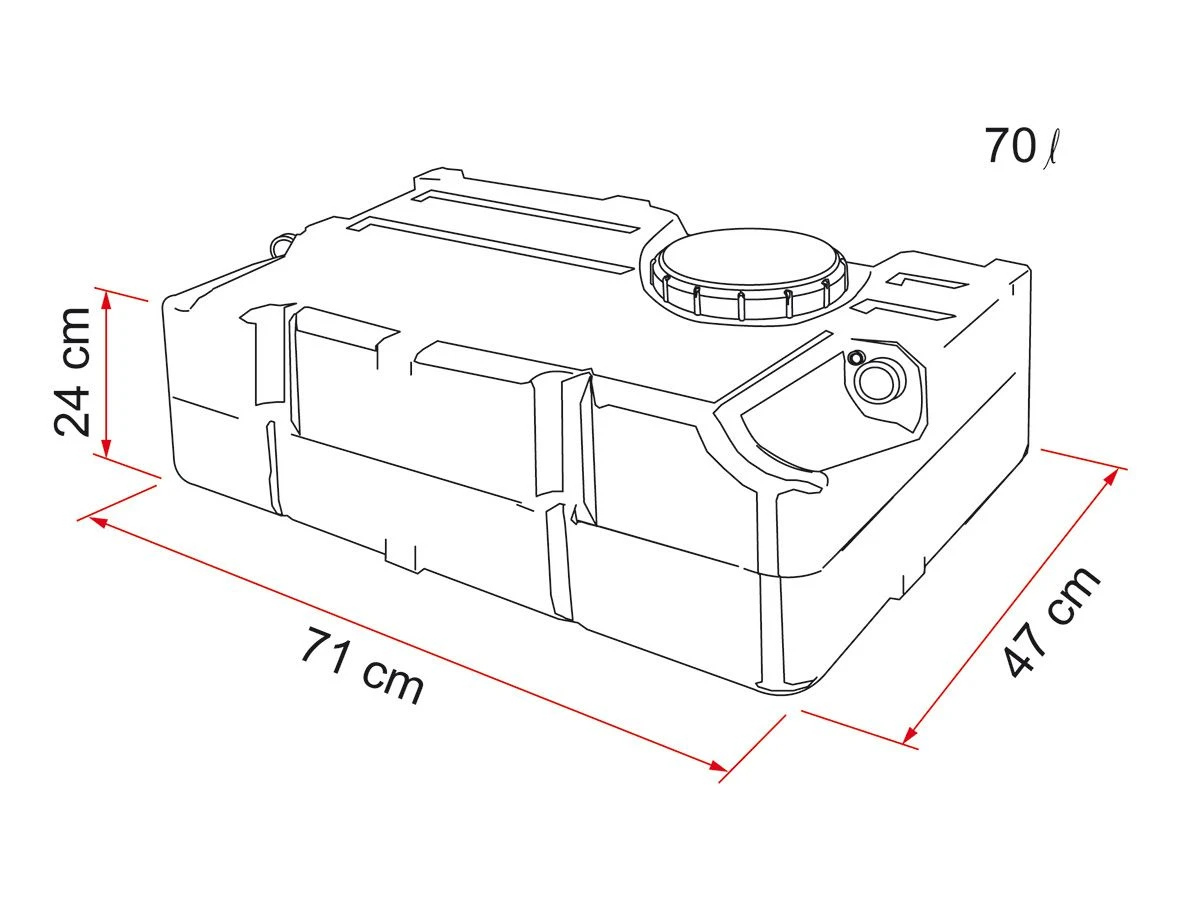 Fiamma Friswatertank 4 Fiamma Friswatertank - Afbeelding 2